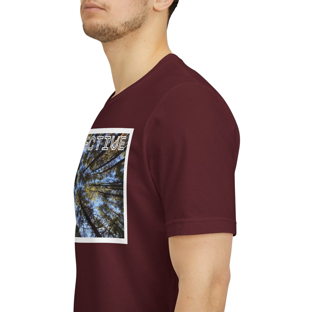 Perspective Tee (Adult)— Forest Canopy Photo T-Shirt (original photograph by Kind River Studio)