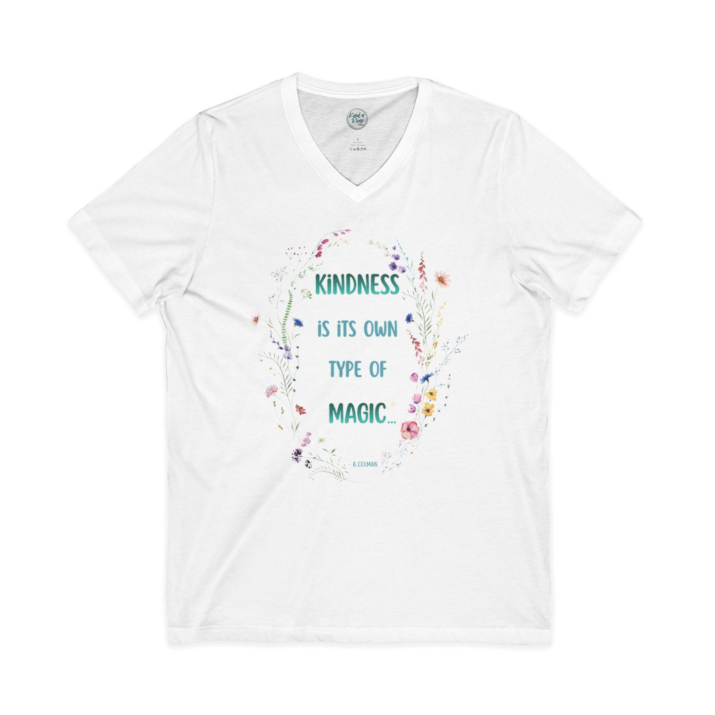 Kindness Is Magic V-Neck Tee (Adult)