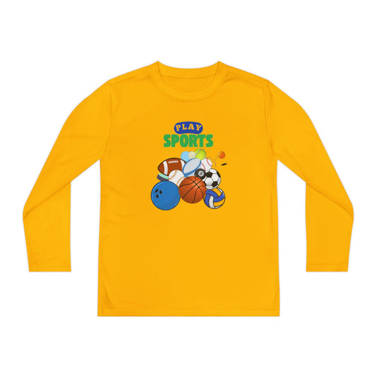 Tee - Long Sleeve (Youth) - Play Sports
