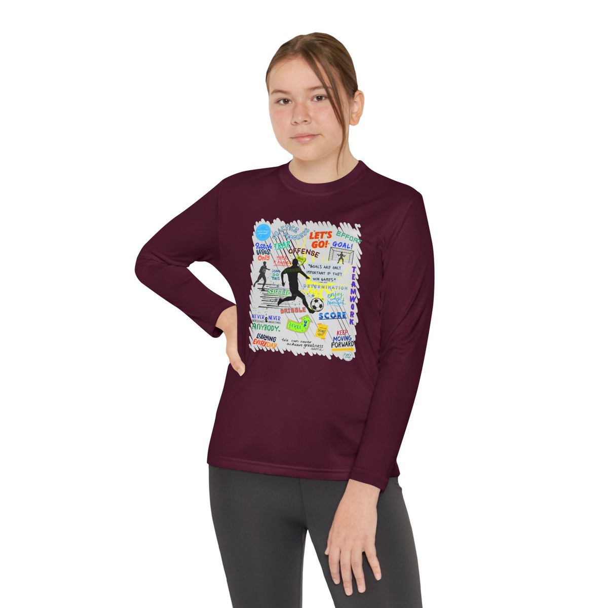 Striker Graphic Long Sleeve Tee (Youth)