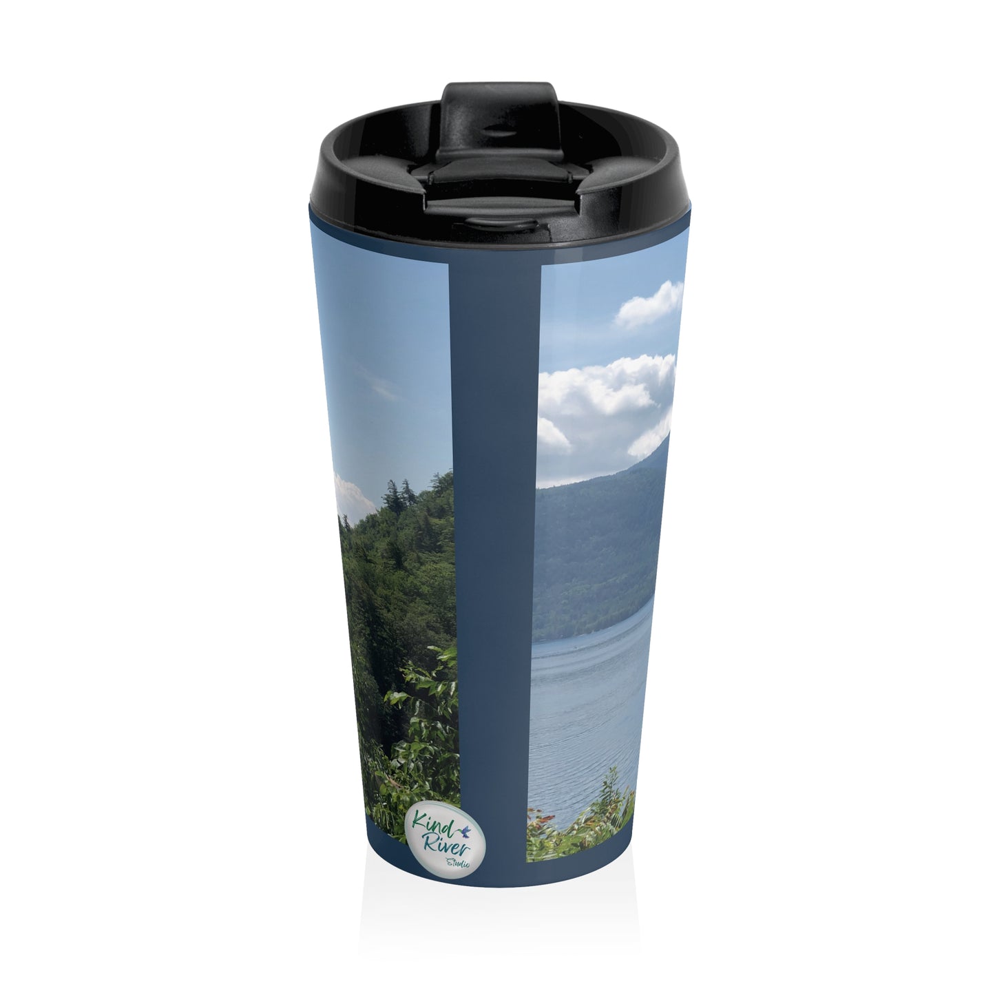 Lakeside Travel Mug  (original photograph by Kind River Studio)