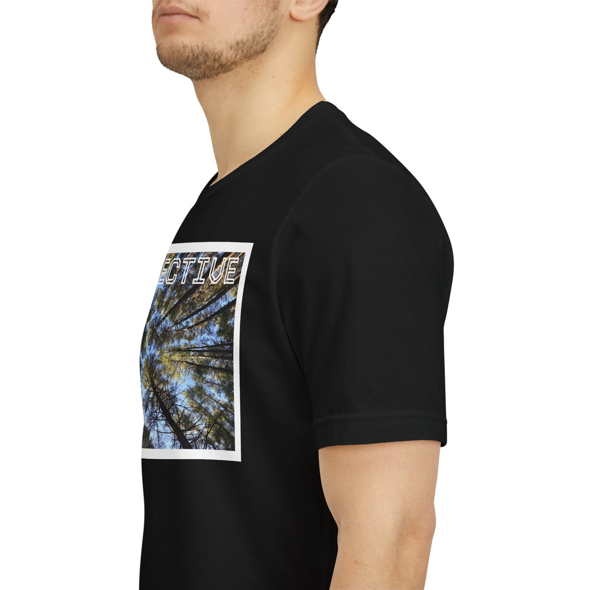 Perspective Tee (Adult)— Forest Canopy Photo T-Shirt (original photograph by Kind River Studio)