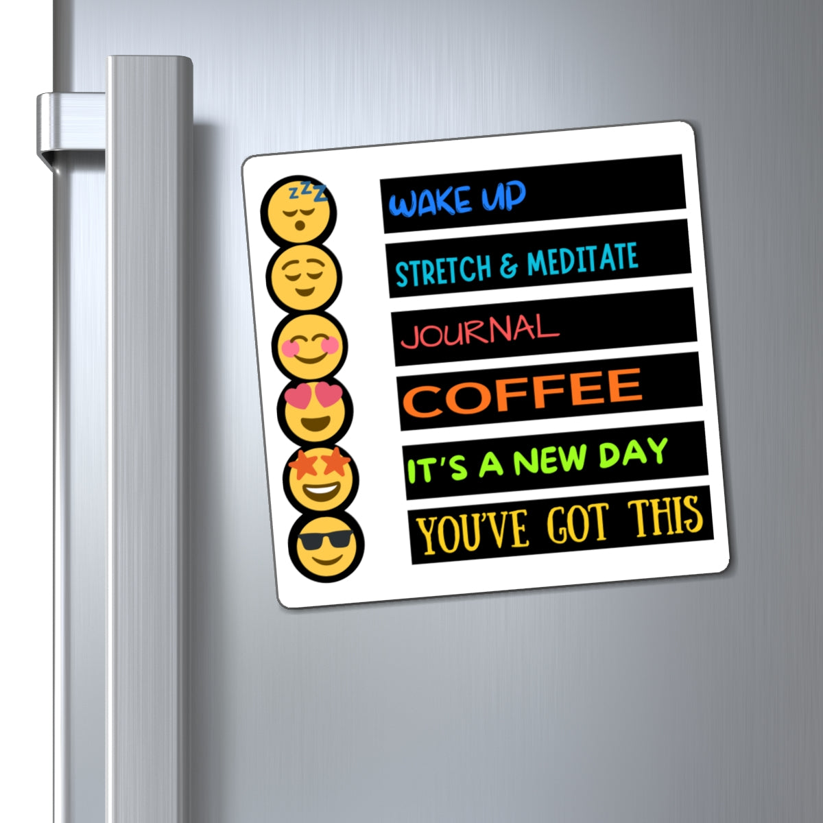 Magnet (Square | Flat) - Mornings Option 2