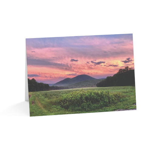 Note Cards | Set of 10 - Field at Dusk (original photograph by Kind River Studio)