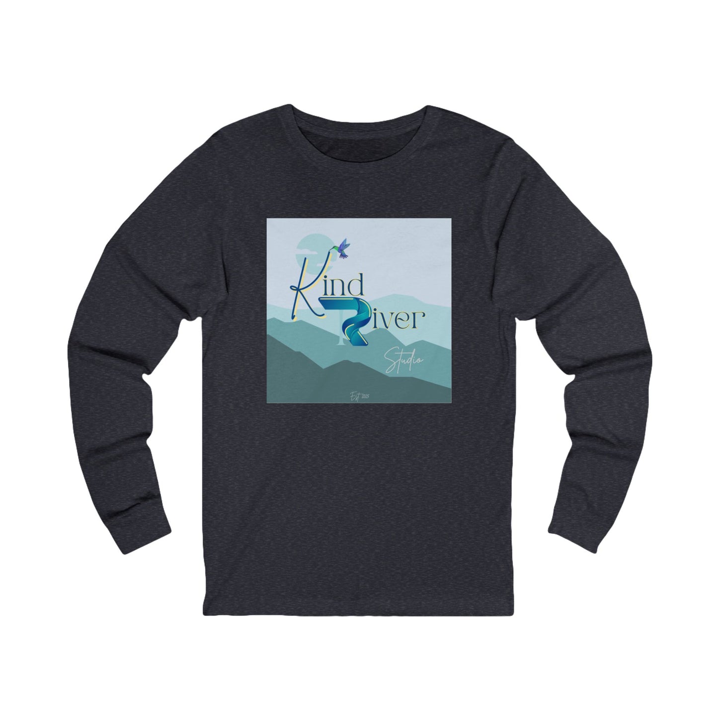 Tee - Long Sleeve (Adult) - Kind River Studio Large Logo