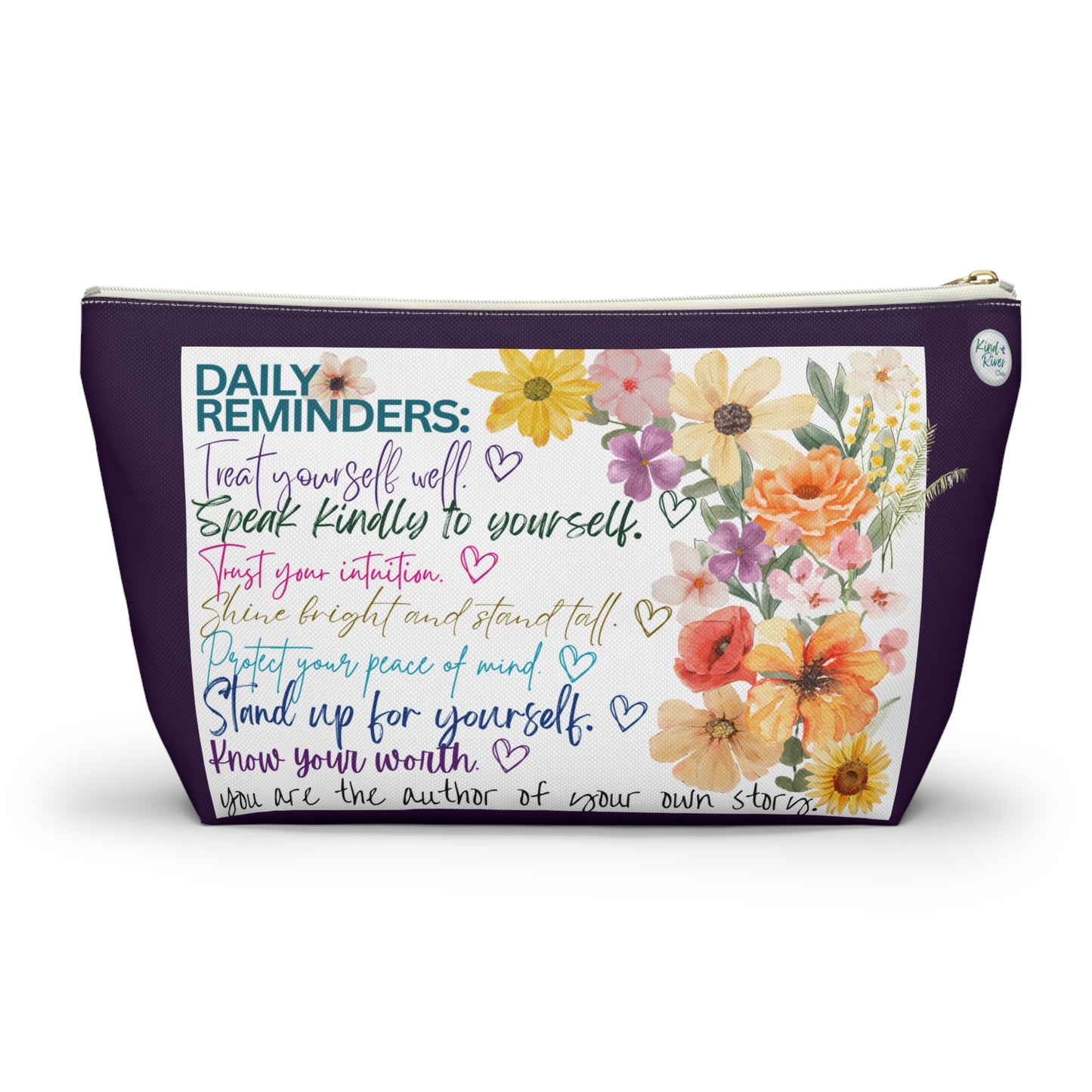 Pouch - Daily Reminders (Plum)