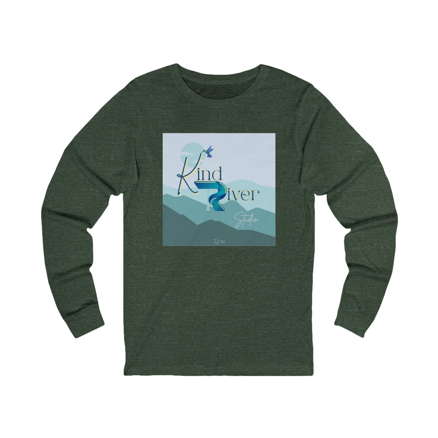 Tee - Long Sleeve (Adult) - Kind River Studio Large Logo