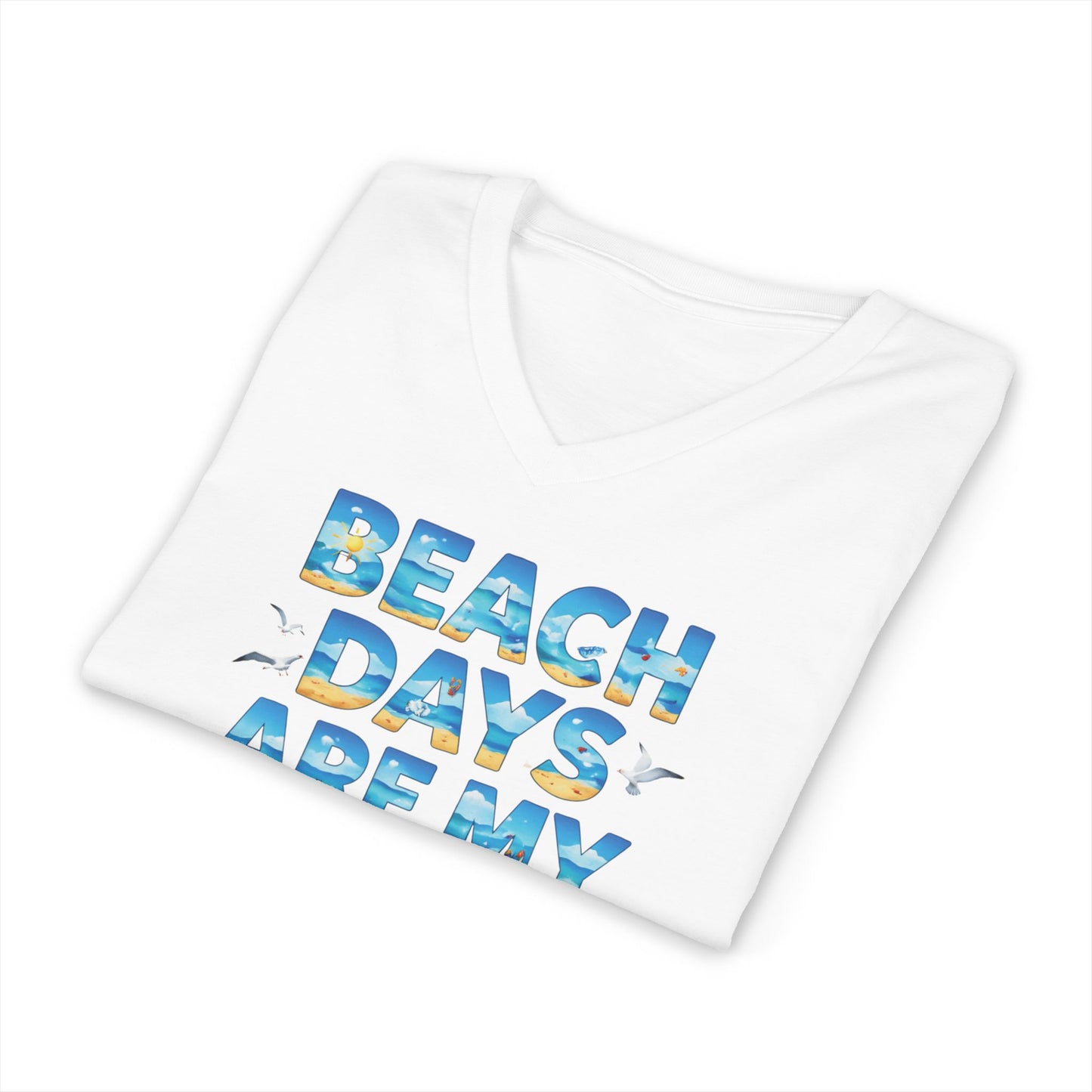 Beach Days V-Neck Tee (Adult)