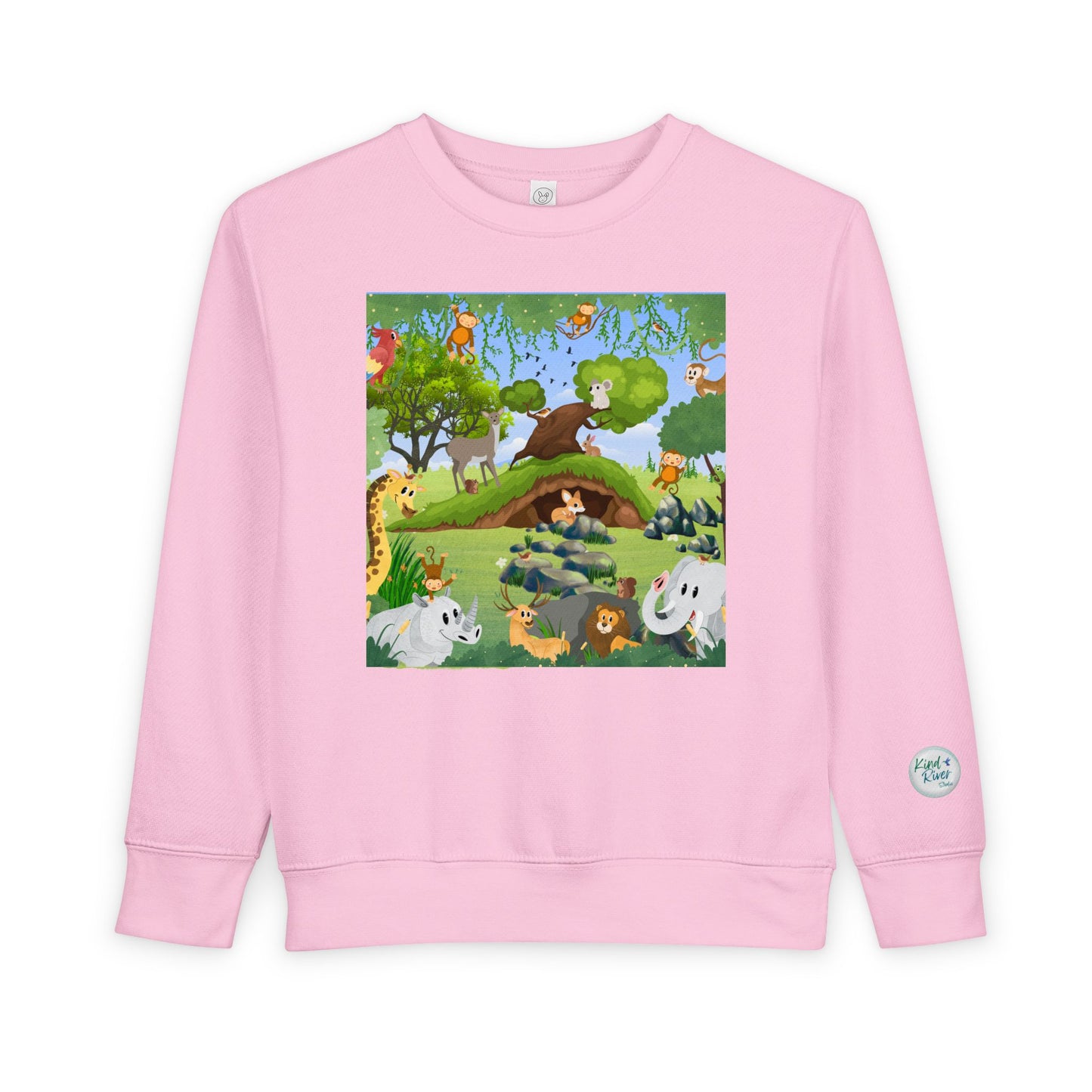 Sweatshirt - Crewneck (Toddler) - What a Zoo