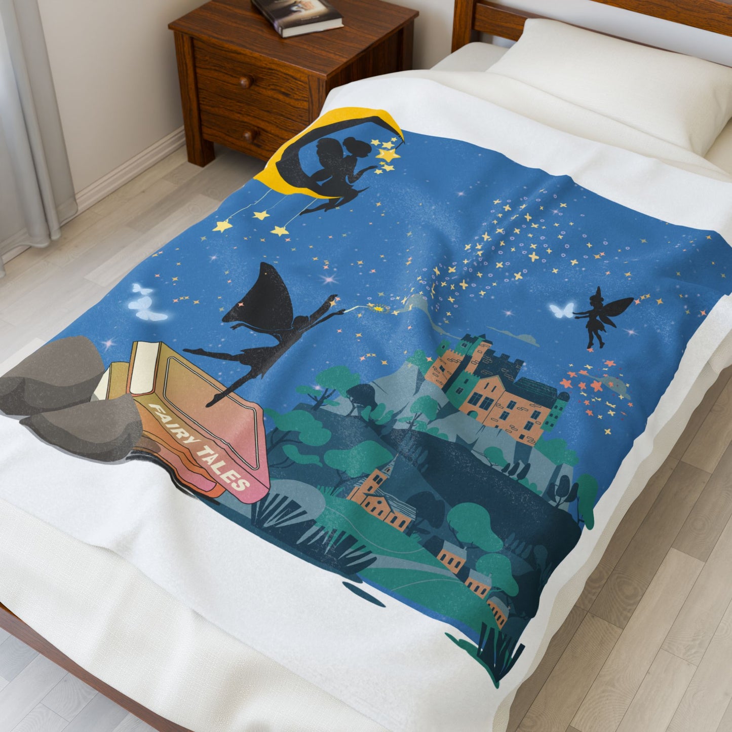 Blanket (Velveteen Plush) - Fairy Tales Nighttime