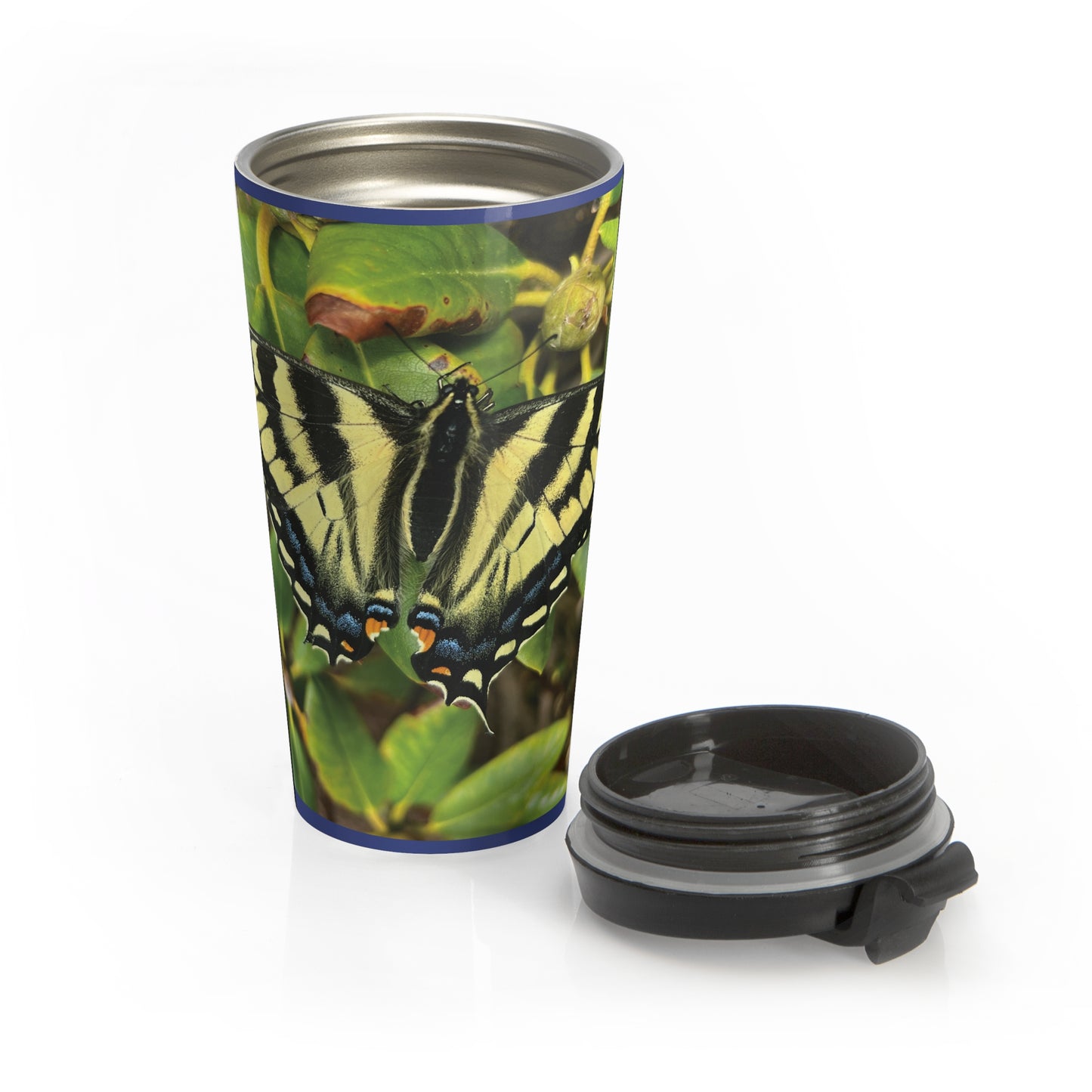 Swallowtail Butterfly Travel Mug  (original photograph by Kind River Studio)