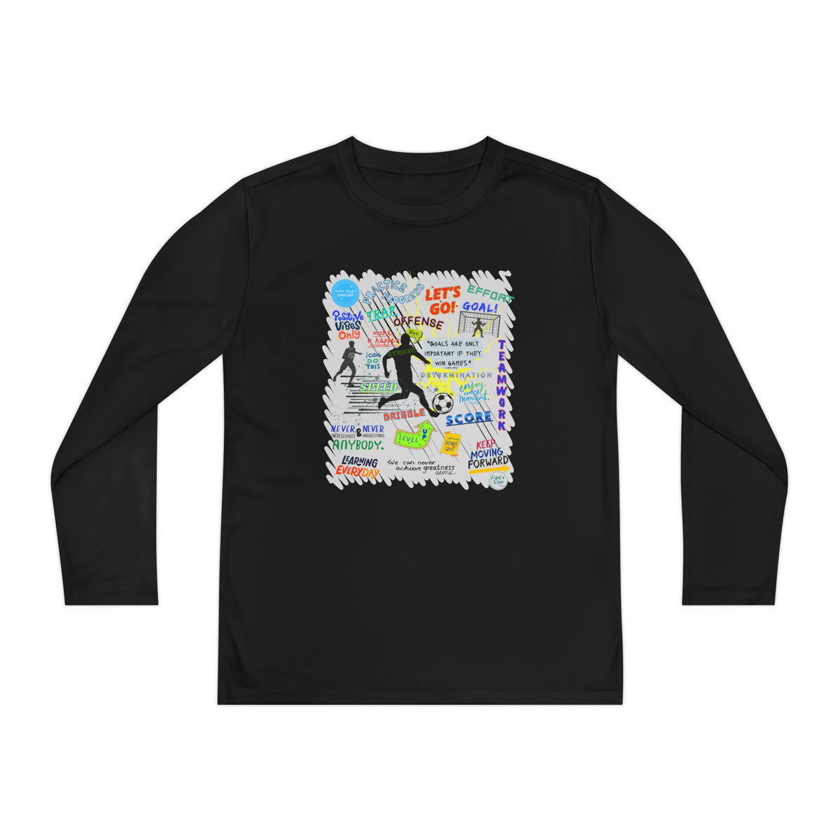 Striker Graphic Long Sleeve Tee (Youth)