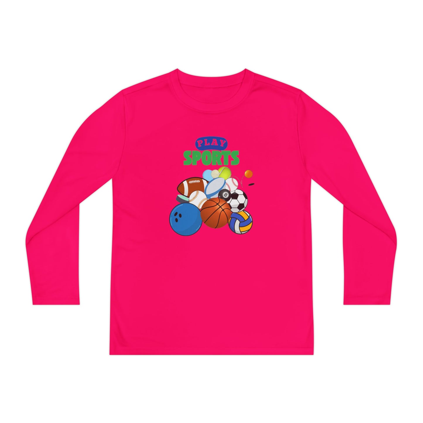 Tee - Long Sleeve (Youth) - Play Sports