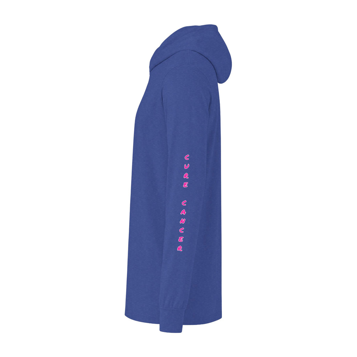 Breast Cancer Awareness/Research Hooded Long Sleeve Tee (Adult) — "In Honor of Someone I Love"
