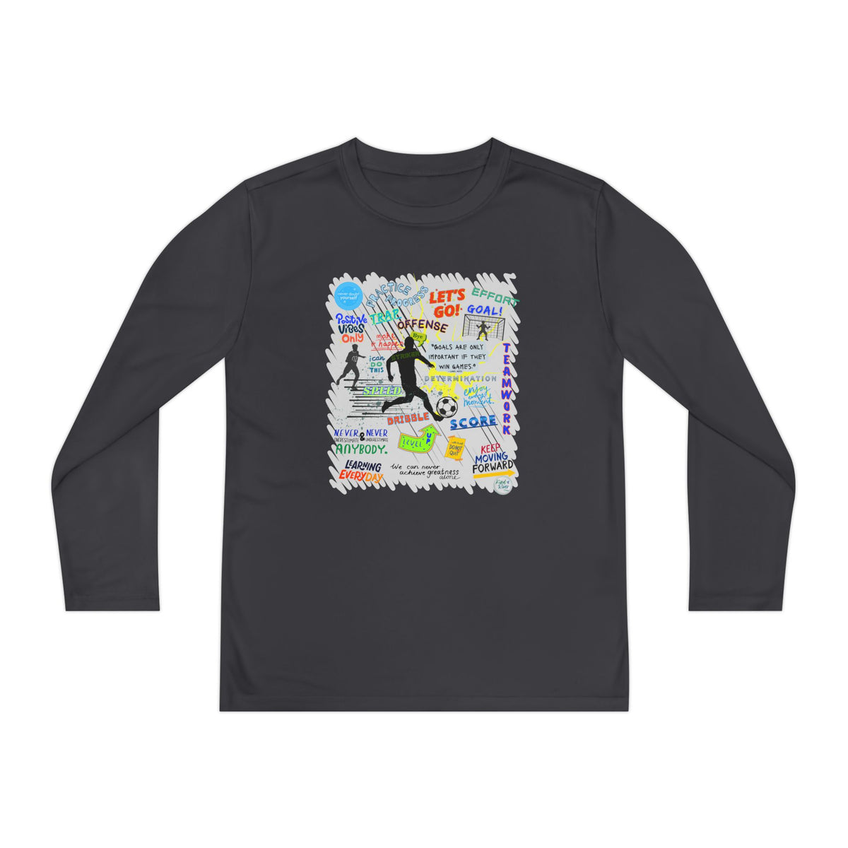 Striker Graphic Long Sleeve Tee (Youth)