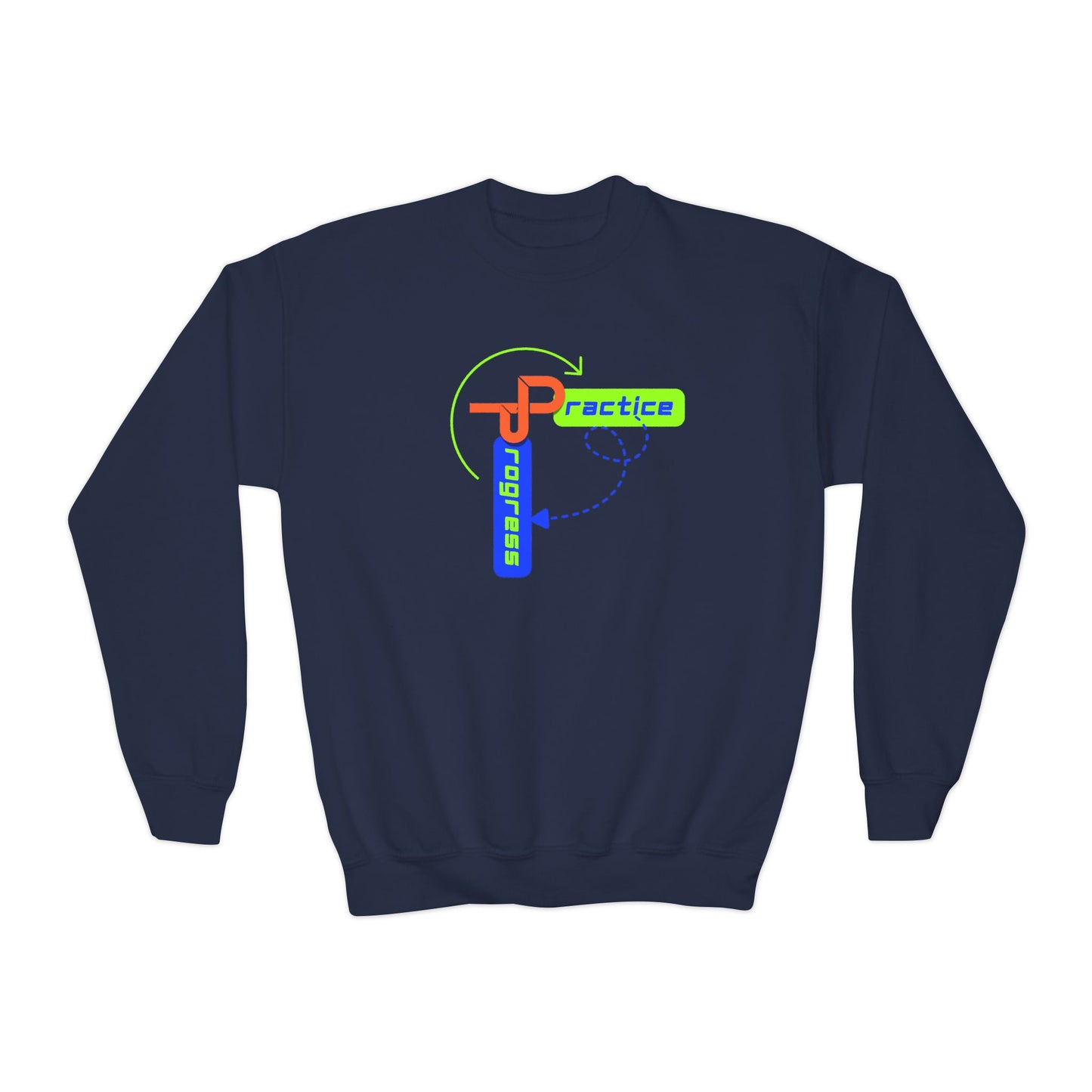 Crewneck Sweatshirt (Youth) - Practice to Progress