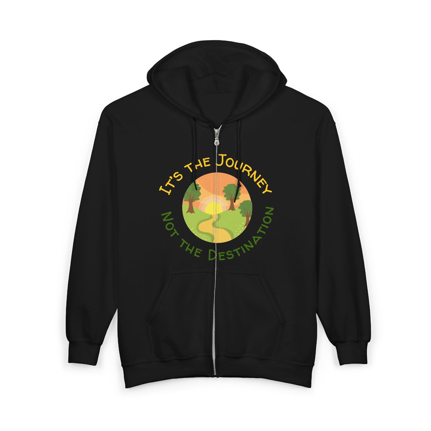 Hoodie - Full Zip (Adult) - It's the Journey