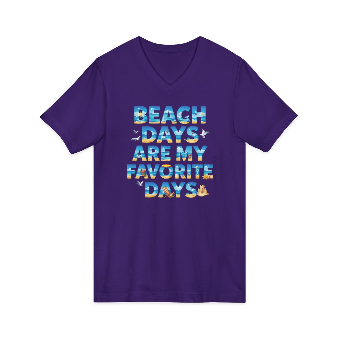 Beach Days V-Neck Tee (Adult)