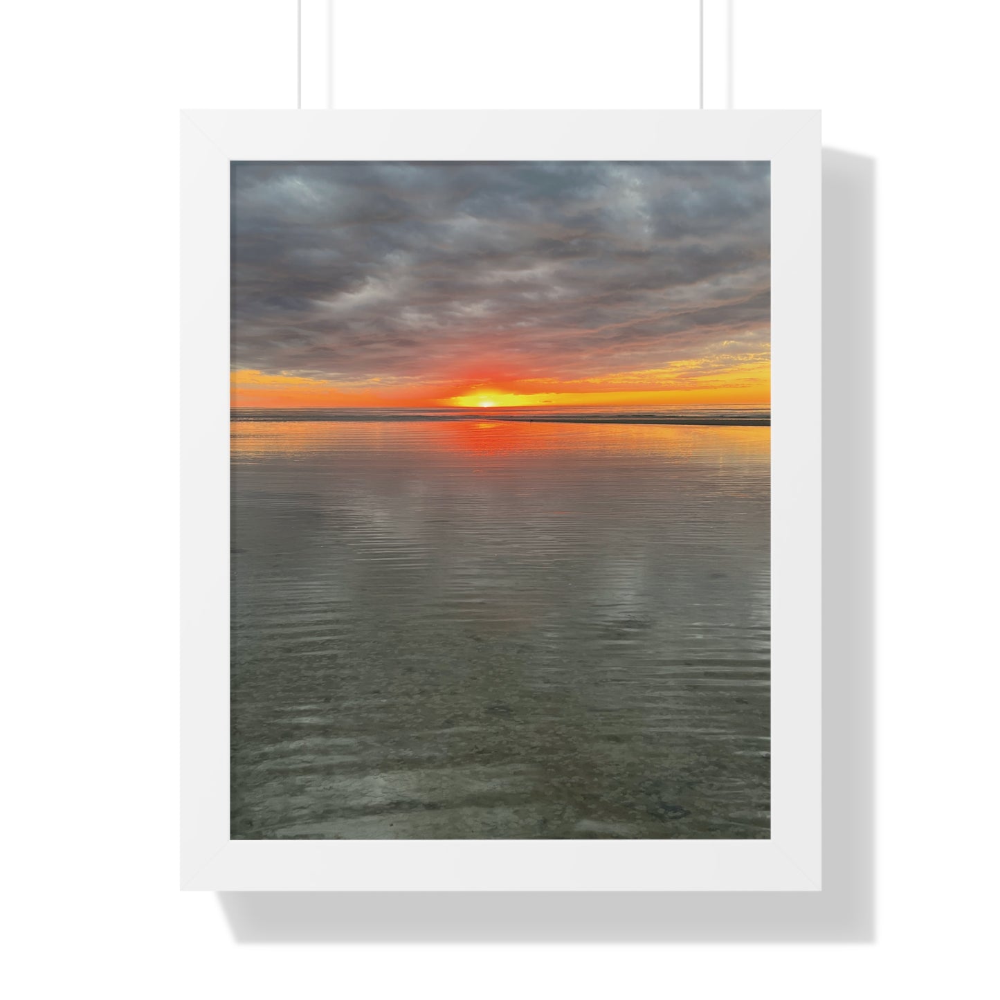 Serene Sunset Framed Poster