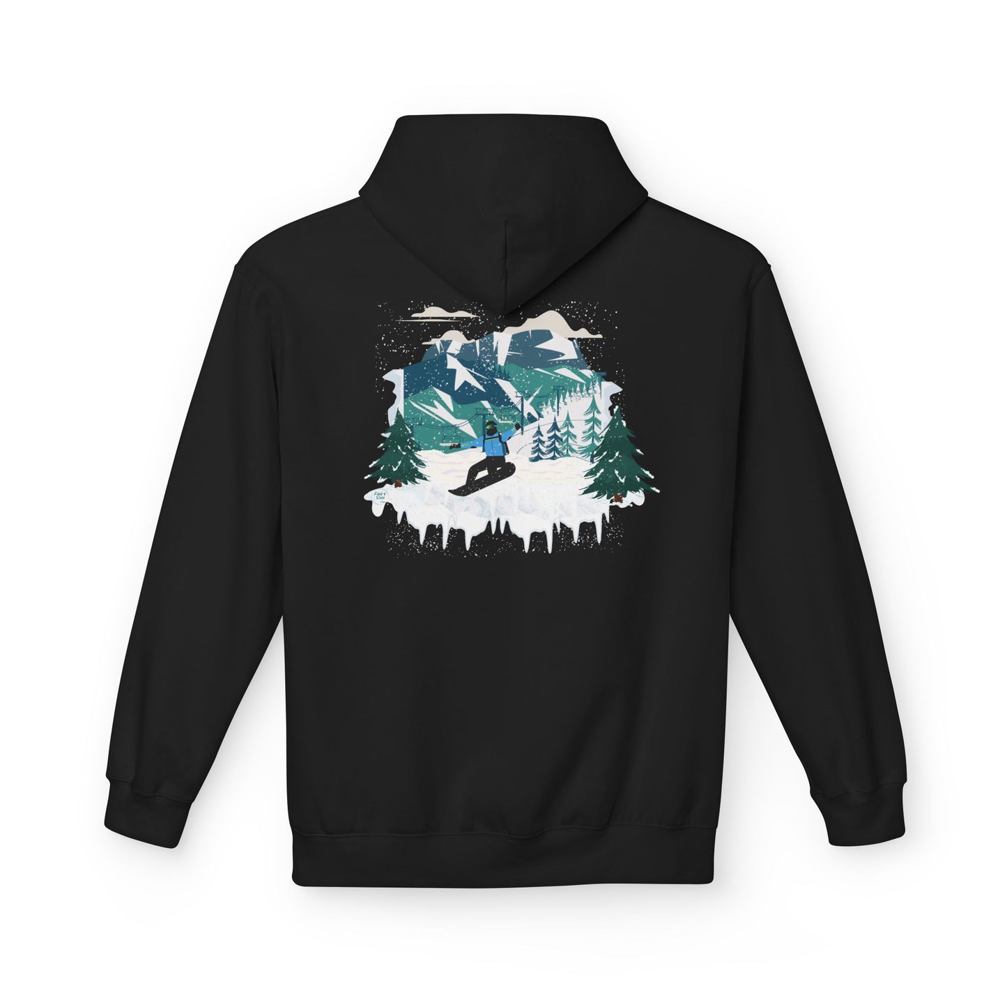 CUSTOM DESIGN - Snowboarding Hoodie (Adult)