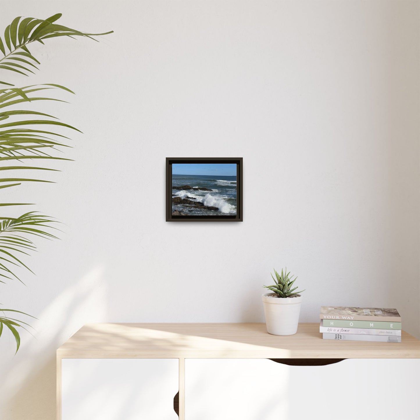 Canvas Print in Frame - Coastal Waves (original photograph by Kind River Studio)