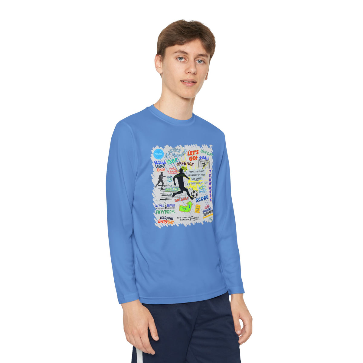 Striker Graphic Long Sleeve Tee (Youth)