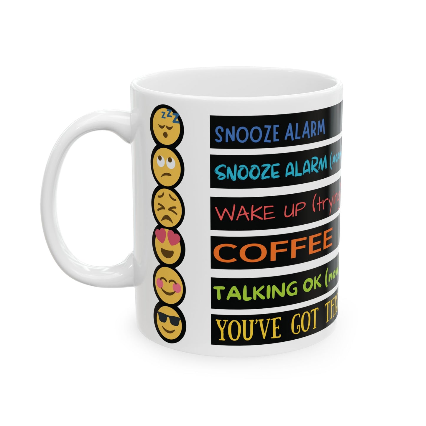 Mug - Ceramic (11 oz | 15 oz) - Mornings Two-Sided