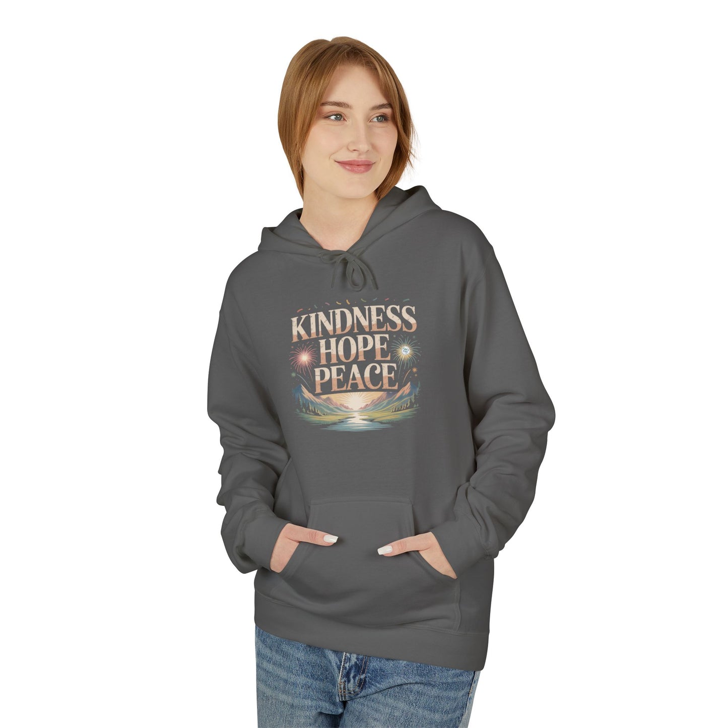 Hoodie (Adult) - Kindness - Hope - Peace