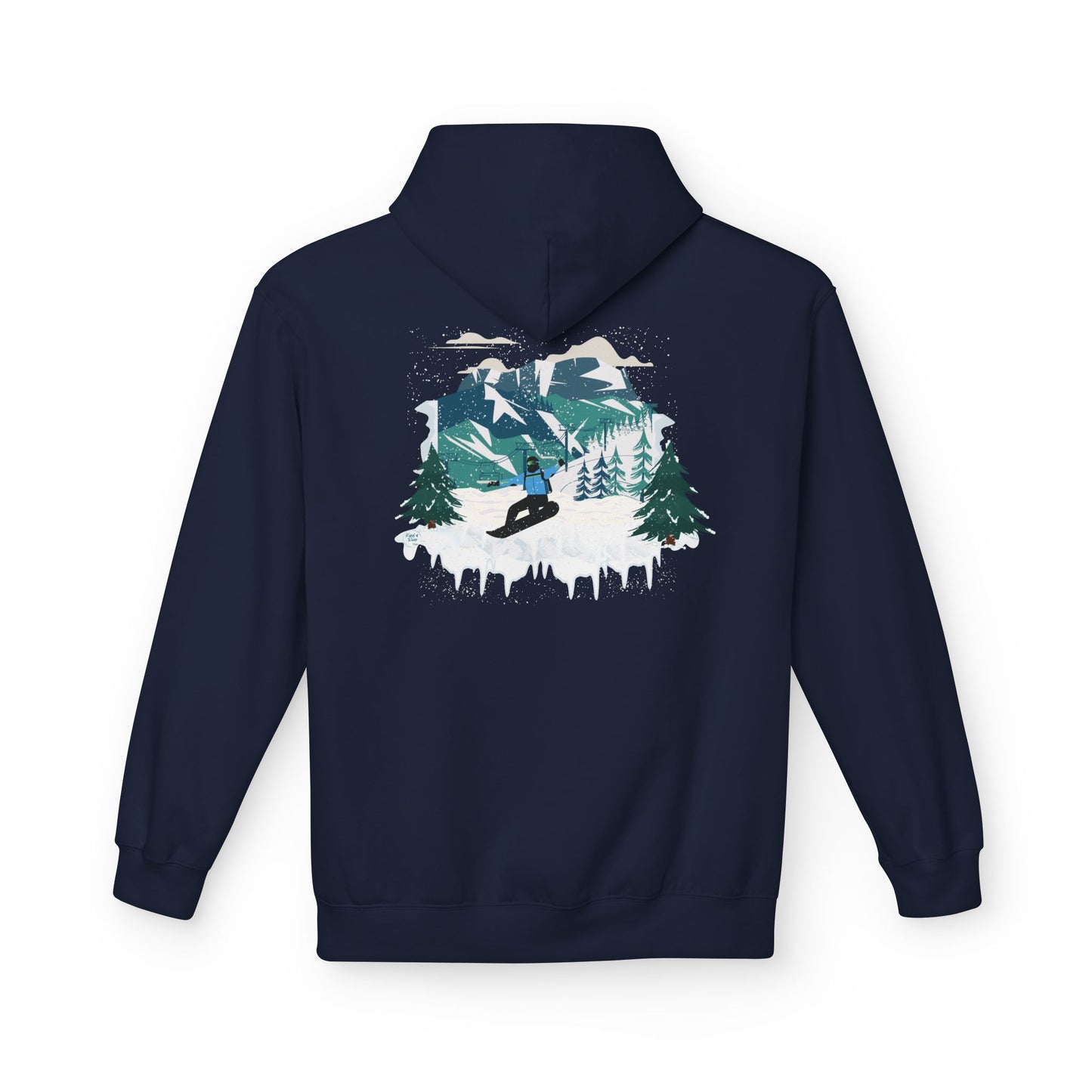 CUSTOM DESIGN - Snowboarding Hoodie (Adult)