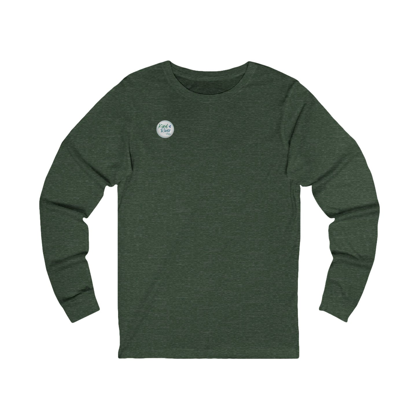 Tee - Long Sleeve (Adult) - Kind River Studio Button Logo