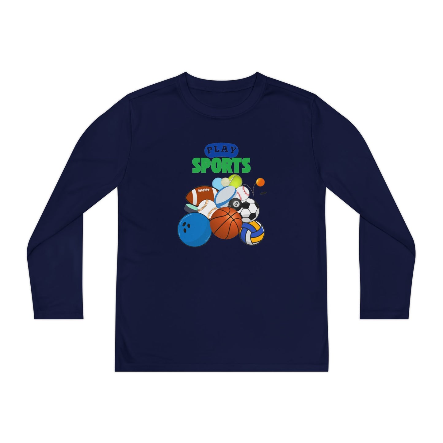 Tee - Long Sleeve (Youth) - Play Sports