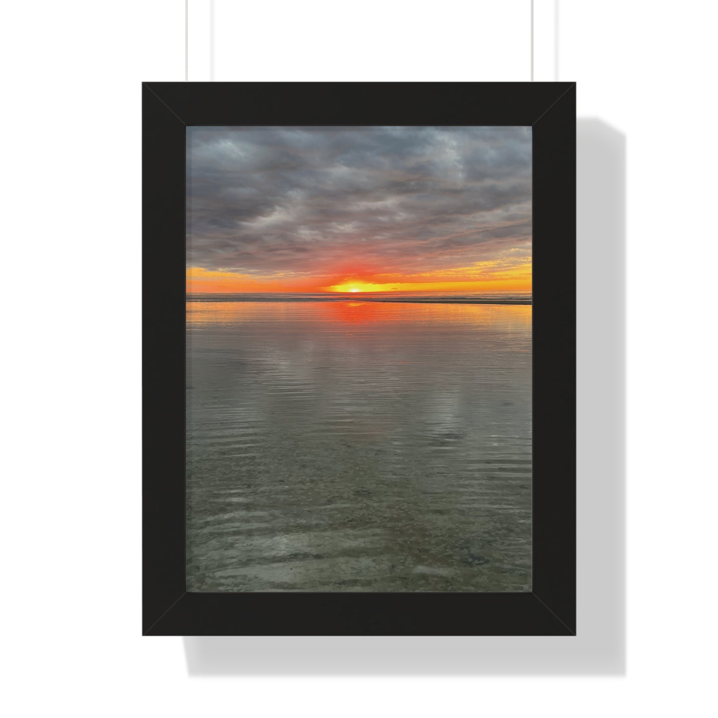 Serene Sunset Framed Poster