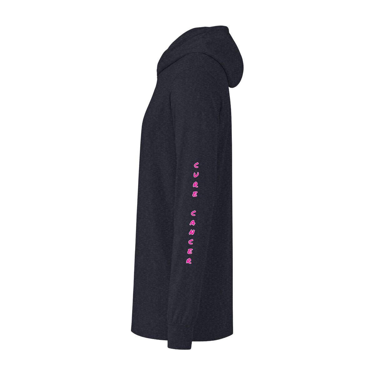 Breast Cancer Awareness/Research Hooded Long Sleeve Tee (Adult) — "In Honor of Someone I Love"