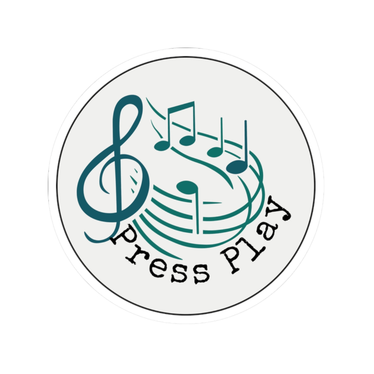 Sticker - Press Play