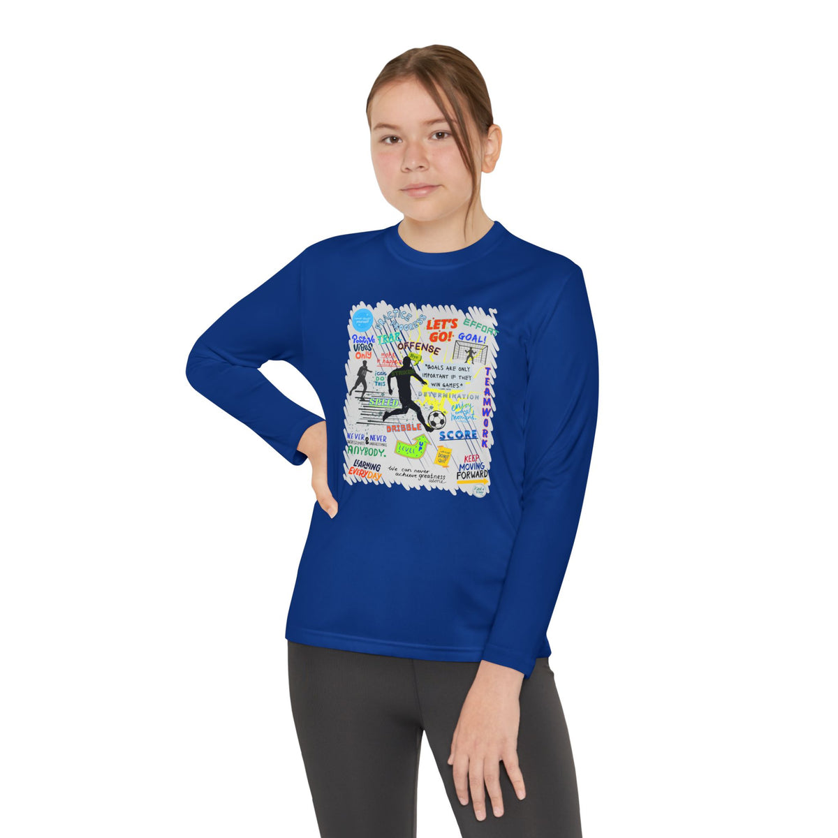 Striker Graphic Long Sleeve Tee (Youth)