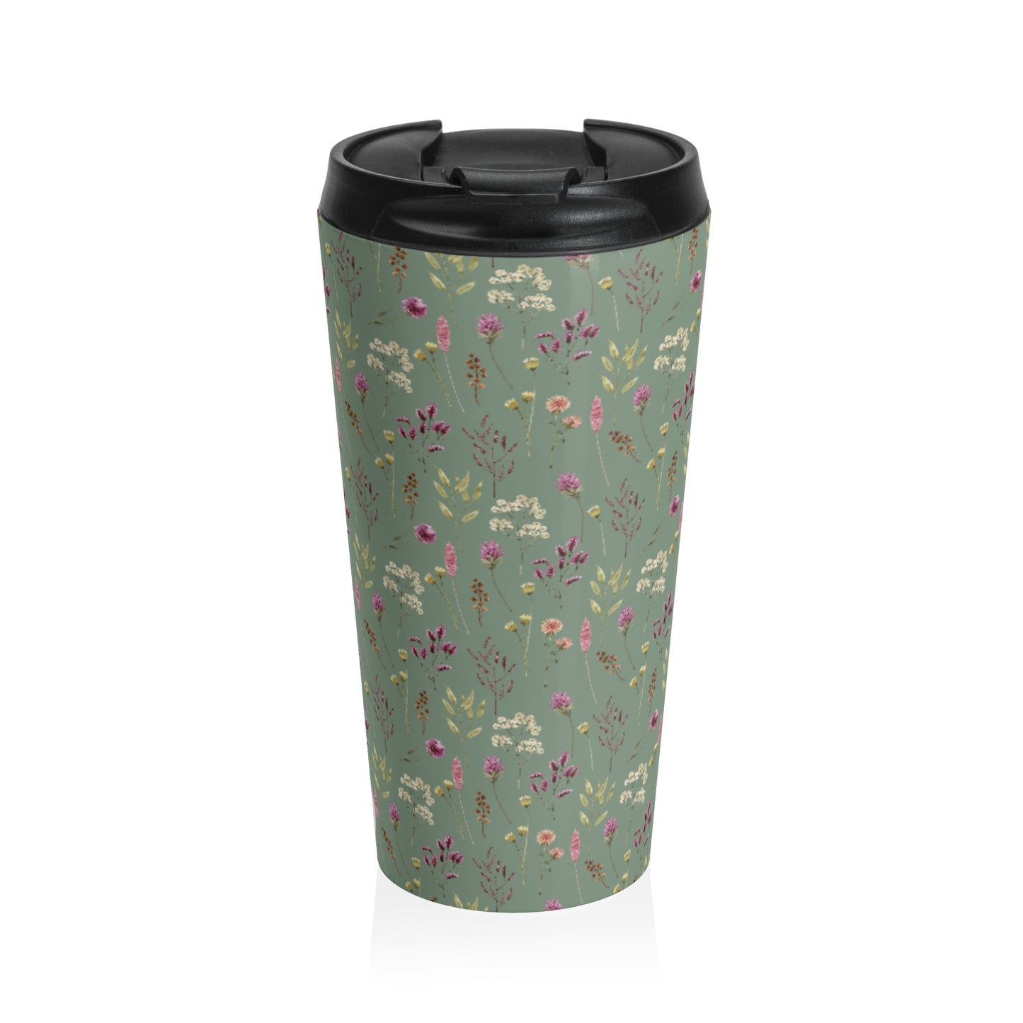 Vintage Wildflowers Travel Mug
