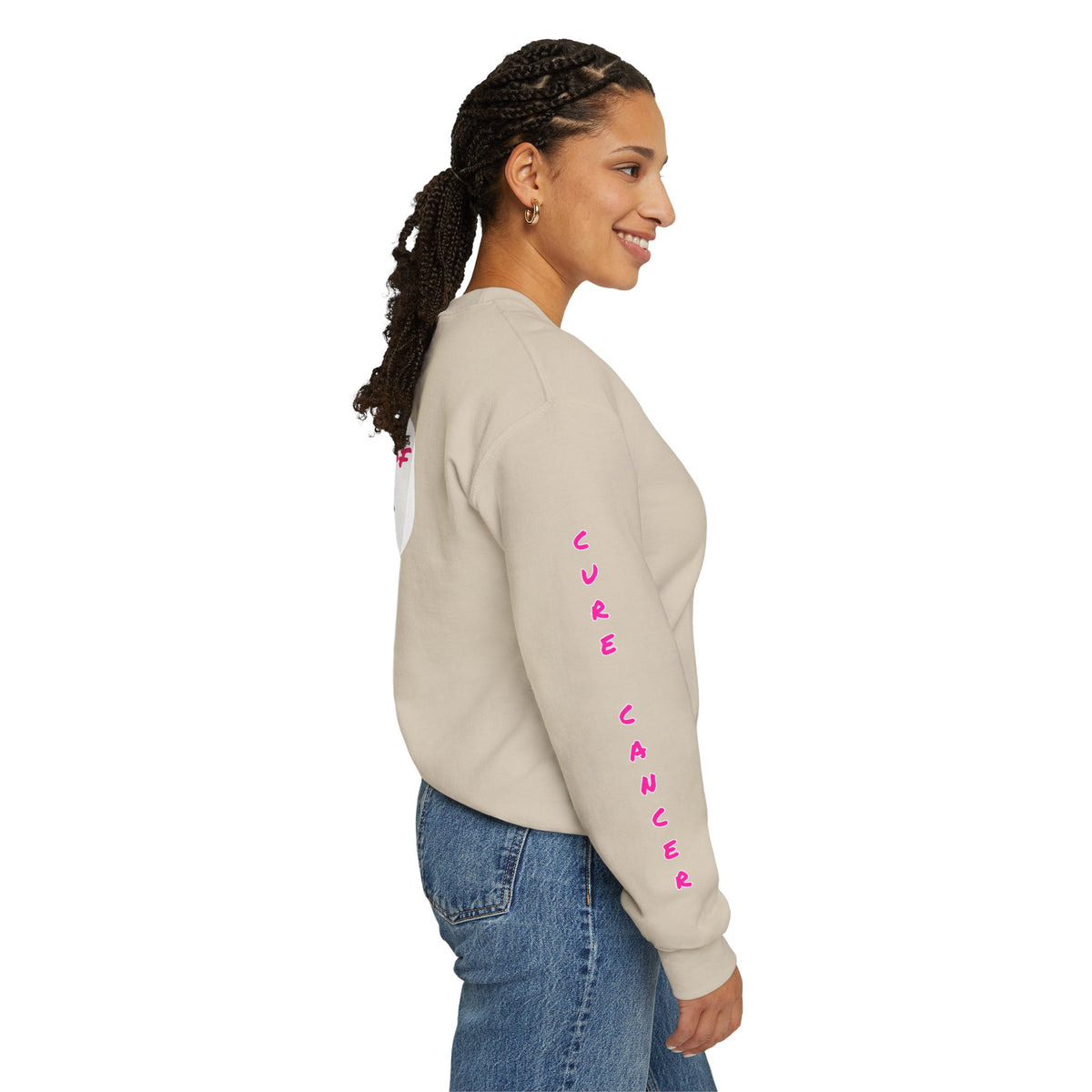 Breast Cancer Awareness Crewneck Sweatshirt (Adult) — "In Honor of My Loved One"