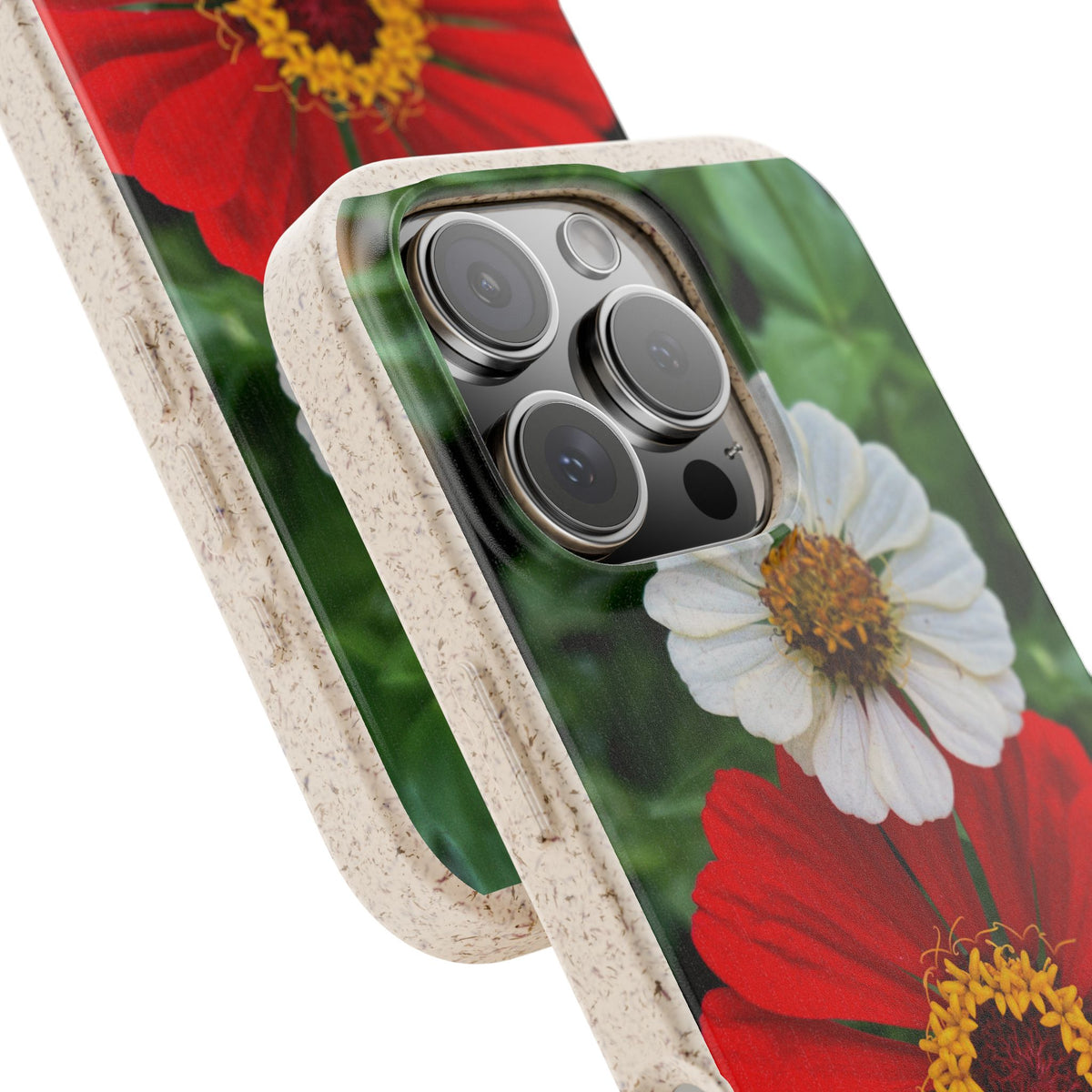Zinnia Biodegradable Phone Case (original photo by Kind River Studio)