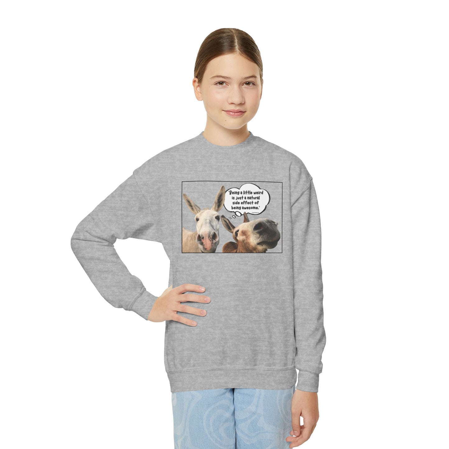 Sweatshirt - Crewneck (Youth) - Weird is Awesome
