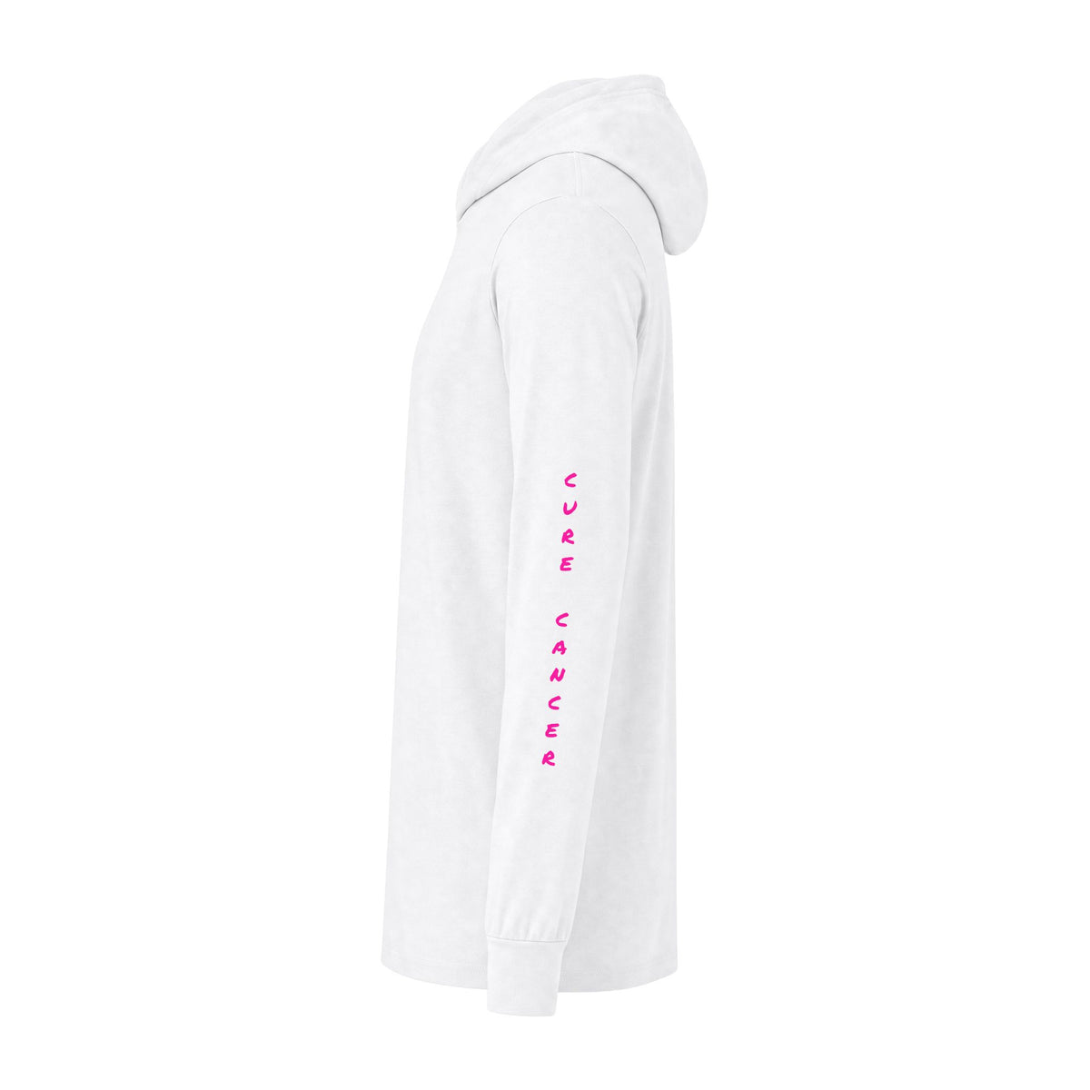 Breast Cancer Awareness/Research Hooded Long Sleeve Tee (Adult) — "In Honor of Someone I Love"