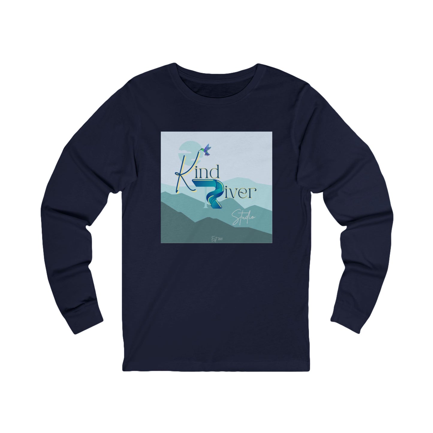 Tee - Long Sleeve (Adult) - Kind River Studio Large Logo