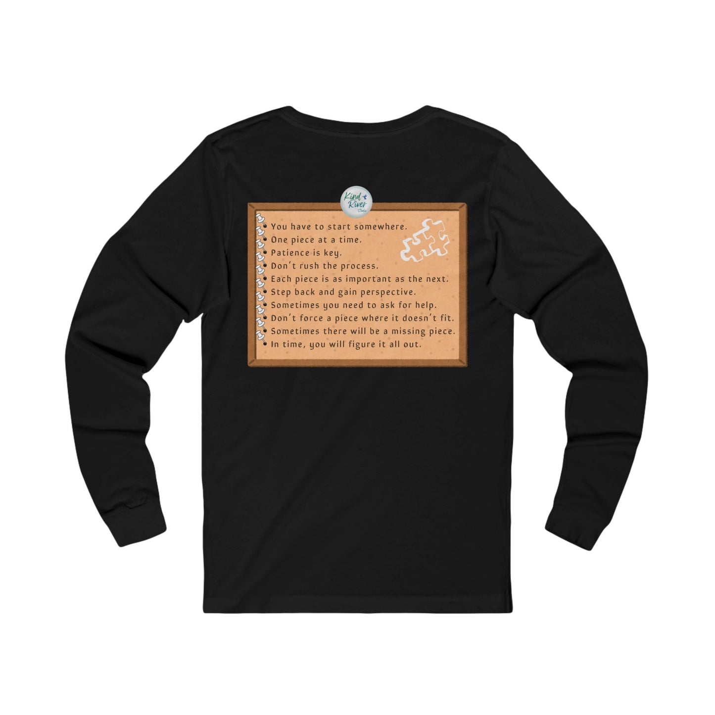 Tee - Long Sleeve (Adult) - Life is Like a Puzzle