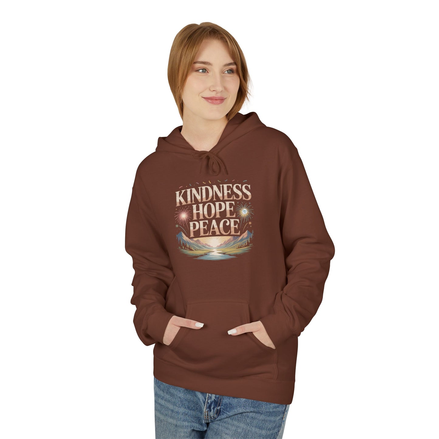 Hoodie (Adult) - Kindness - Hope - Peace