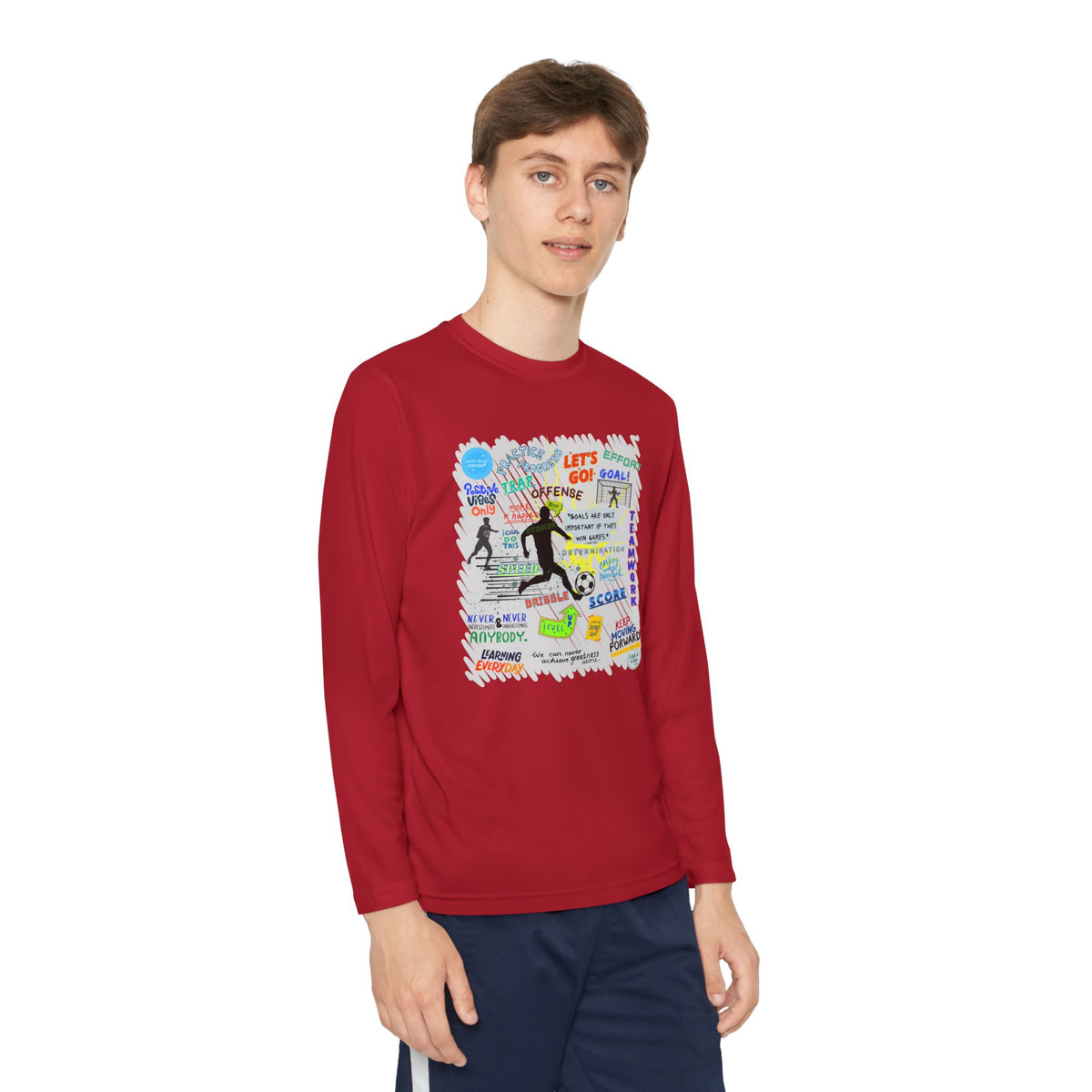 Striker Graphic Long Sleeve Tee (Youth)