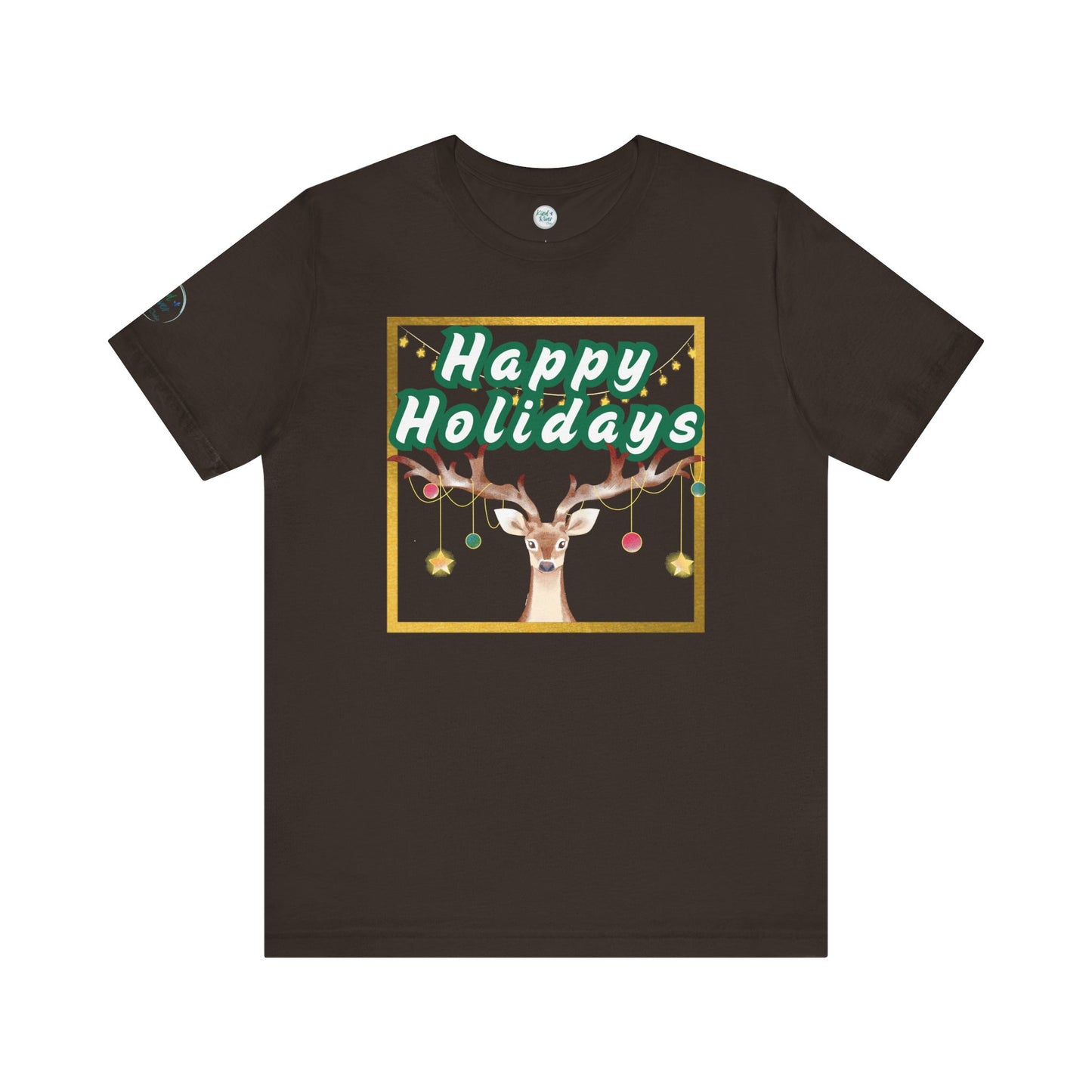 Tee - Short Sleeve (Adult) - Happy Holidays Deer