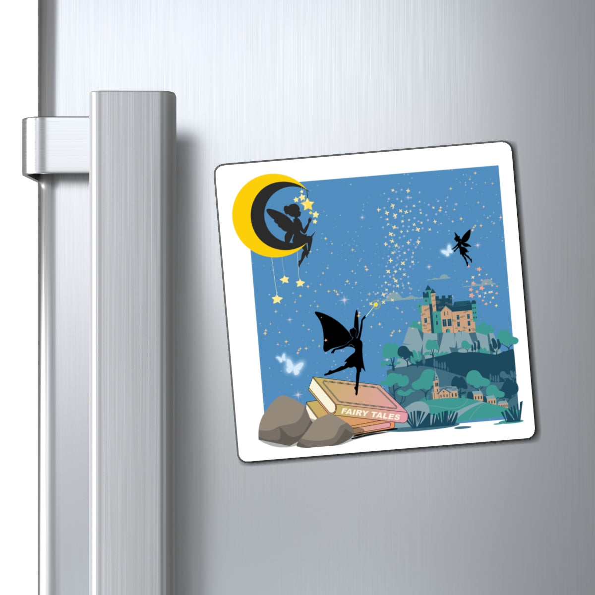 Magnet (Square | Flat) - Fairy Tales (Nighttime)