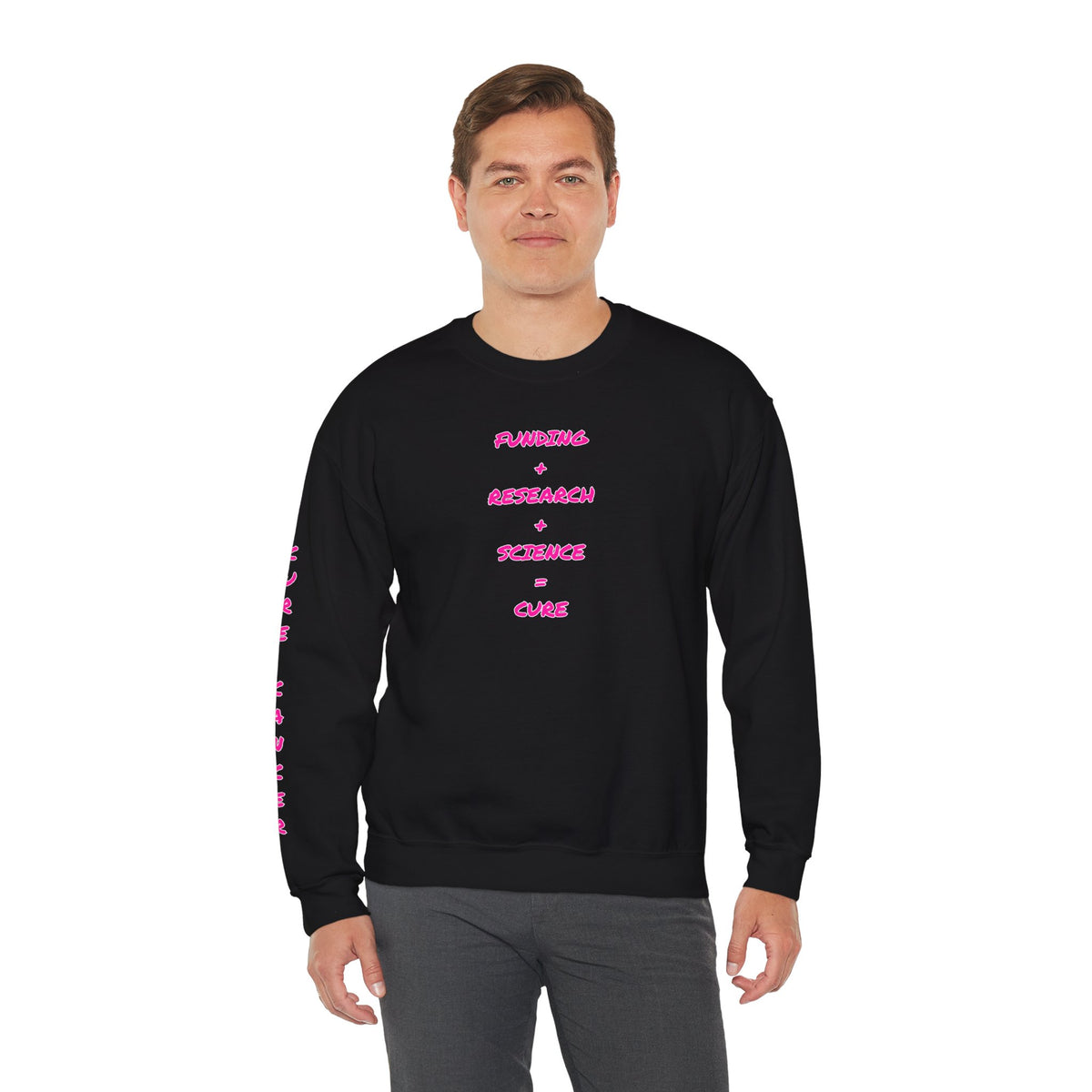 Breast Cancer Awareness Crewneck Sweatshirt (Adult) — "In Honor of My Loved One"