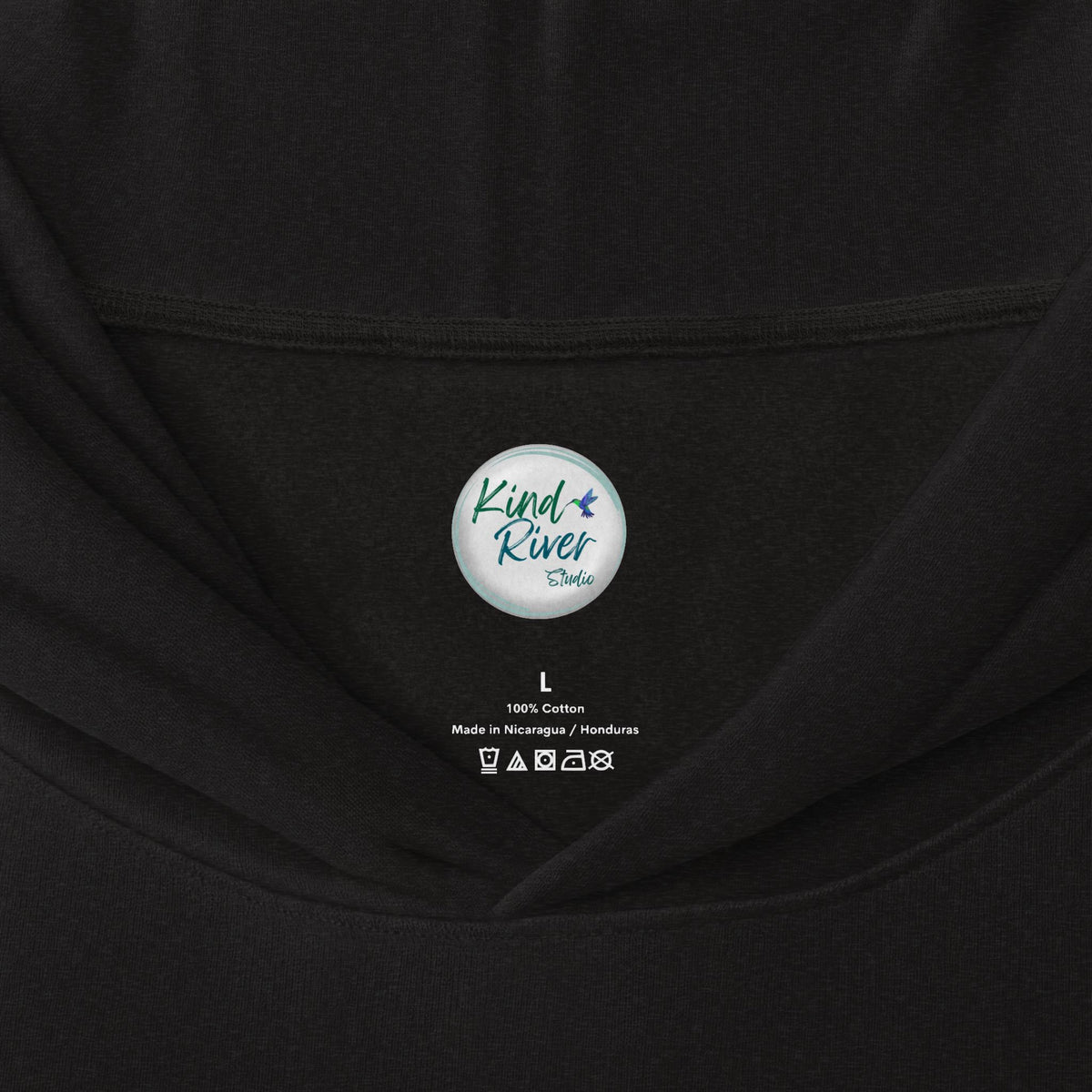 Fighting for a Cure Awareness/Research Hooded Long Sleeve Tee (Adult) — "Funding+Research+Science=Cure"
