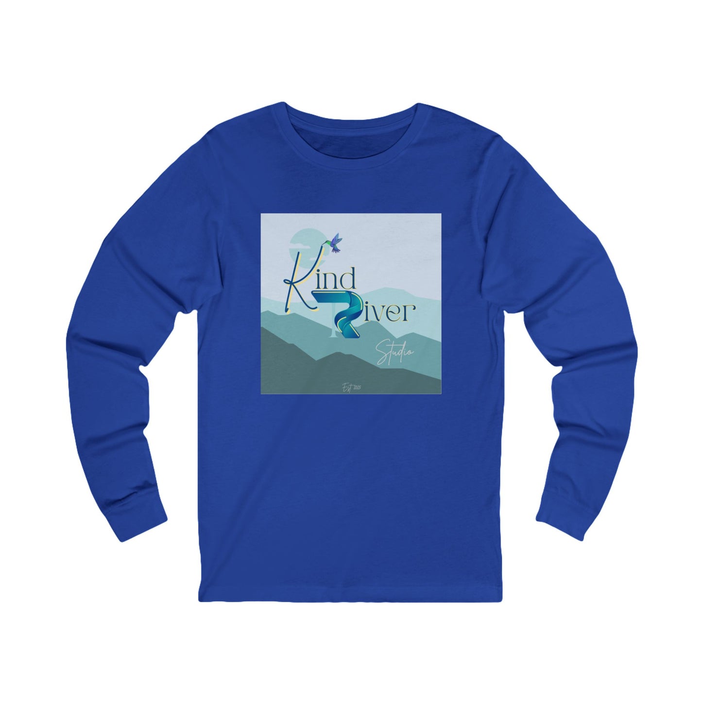 Tee - Long Sleeve (Adult) - Kind River Studio Large Logo
