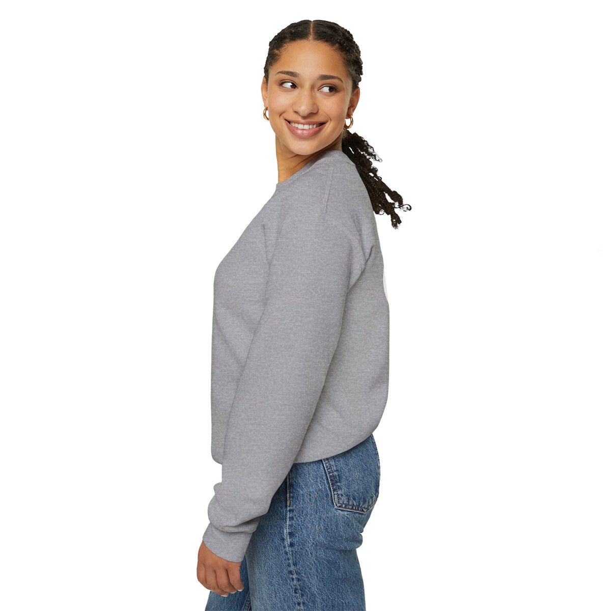 Breast Cancer Awareness Crewneck Sweatshirt (Adult) — "In Honor of My Loved One"